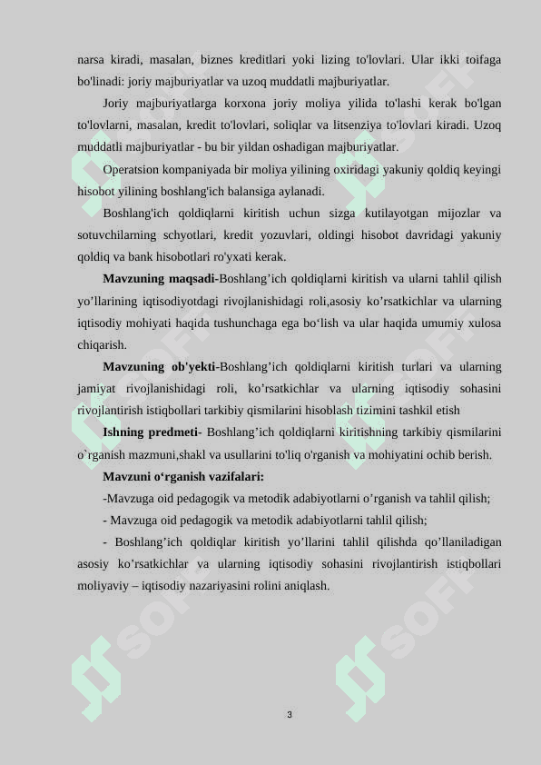 Boshlang’ich qoldiqlarni kiritish 3