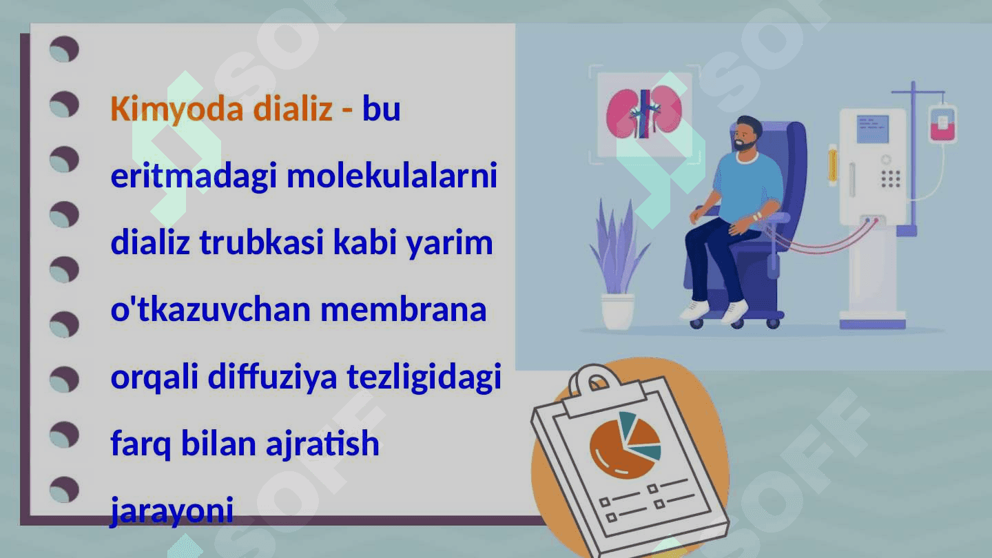Gemodializni o'tkazishda  kimyoning ahamiyati 4