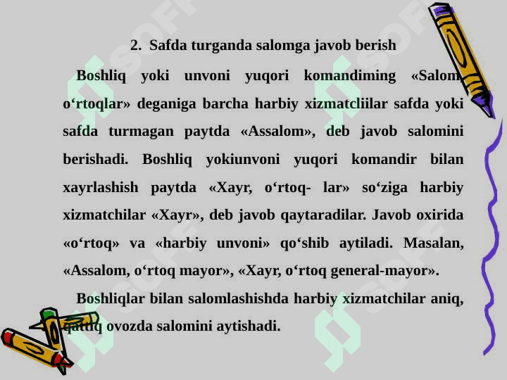QUROLSIZ BAJARILADIGAN SAF AMALLARI VA HARAKATLARI 2