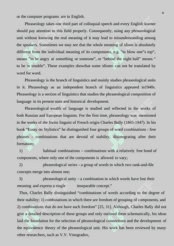 Study of phrases andphraseological units from strucrural andsemantic aspects 4