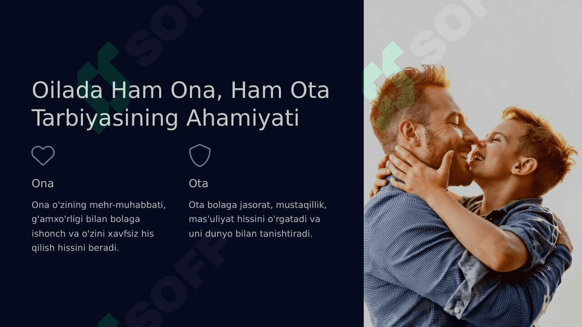 Oilada bolalarni muvaffaqiyatli tarbiyalash shartlari 6