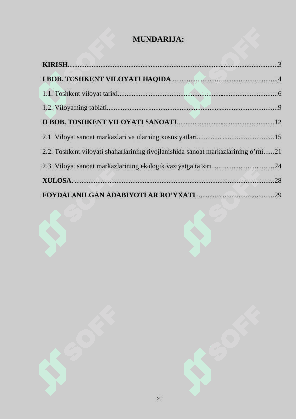 Toshkent viloyati 2