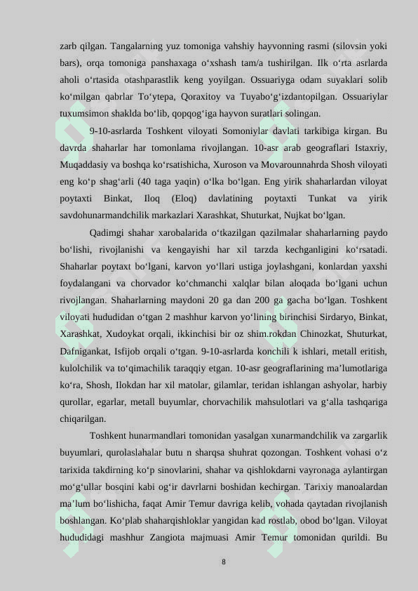 Toshkent viloyati 8
