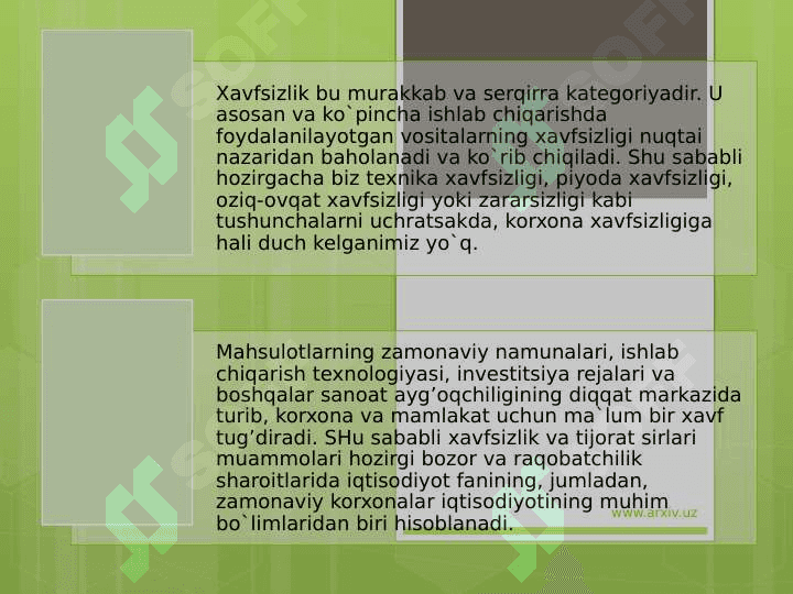 Tijorat siri va ichki tahlil 2