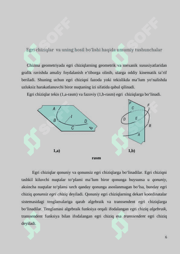 Egri chiziqli integralning integrallash yo’liga bog’liq bo’lmasligi 6