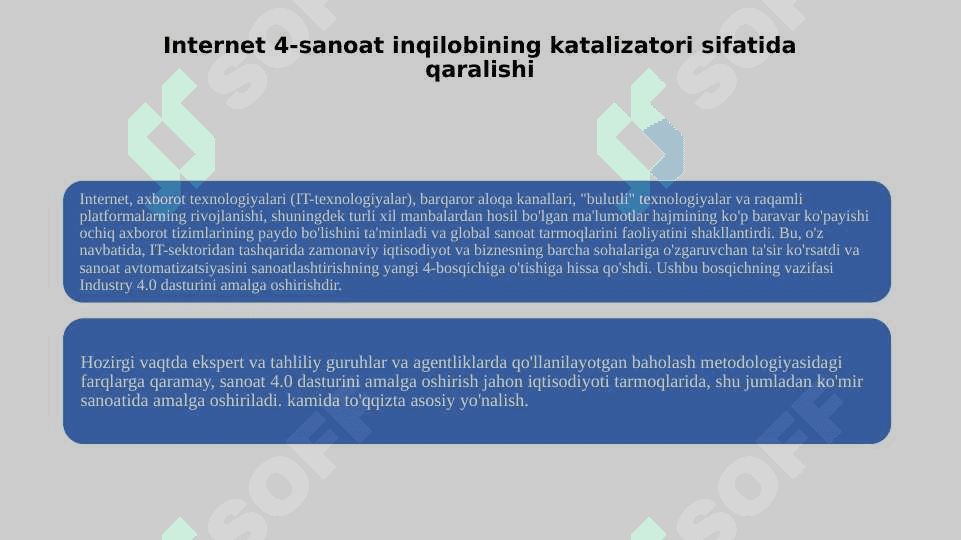 Industry 4.0 (raqamli iqtisodiyot) fanining asoslari 7