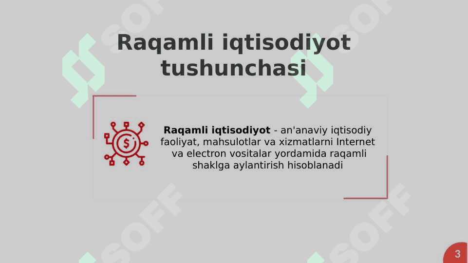 RAQAMLI IQTISODIYOT 3