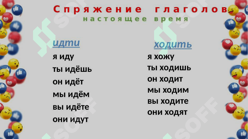 Глаголы  движения 5