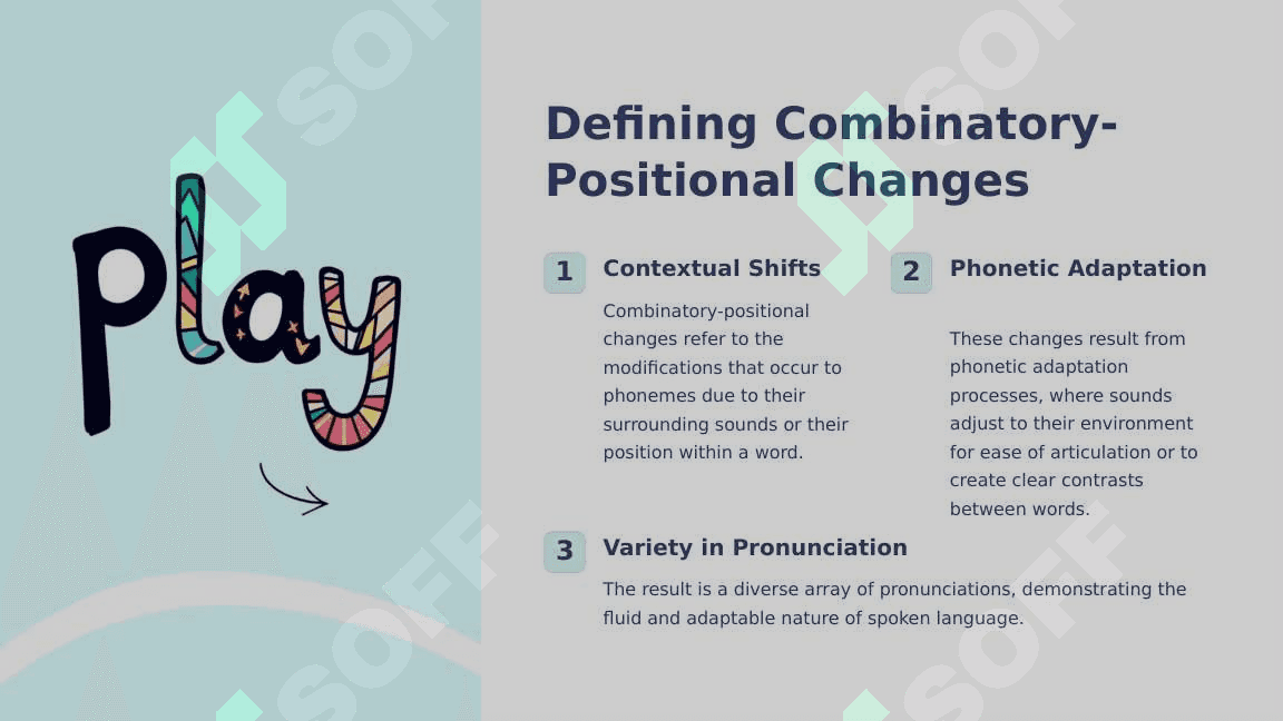 The combinatory-positional changes of phonemes 4