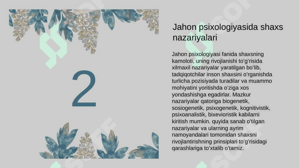 Shaxsni oʻrganish metodlari 7