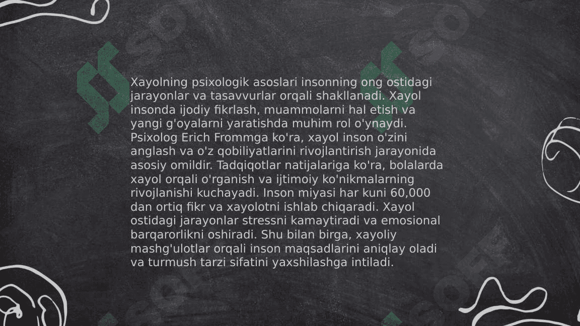 Xayol haqida tushuncha 5