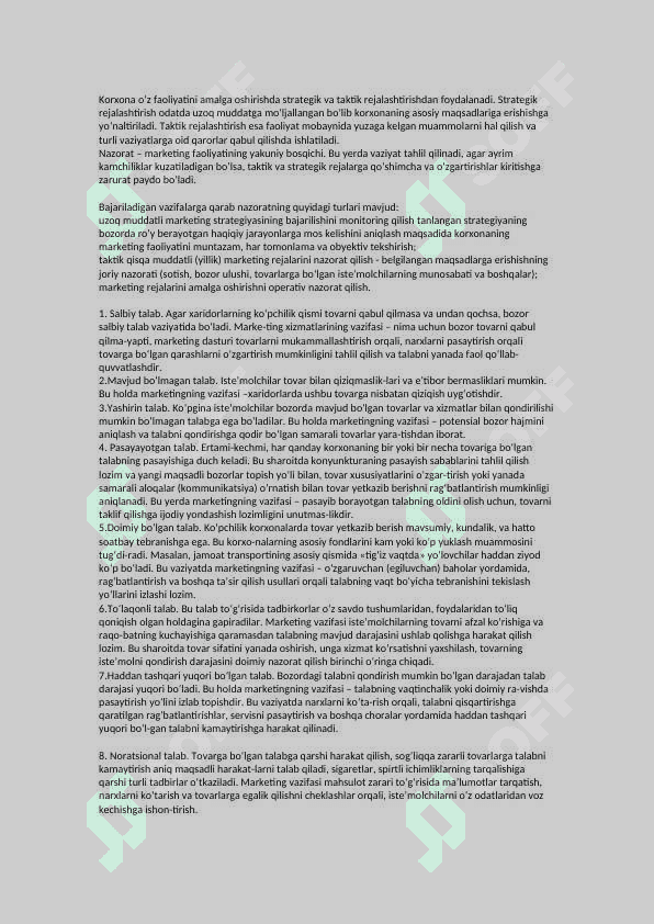 Marketing qisqacha 5