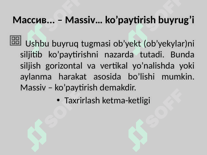 AutoCAD dasturi haqida umumiy ma'lumotlar 3