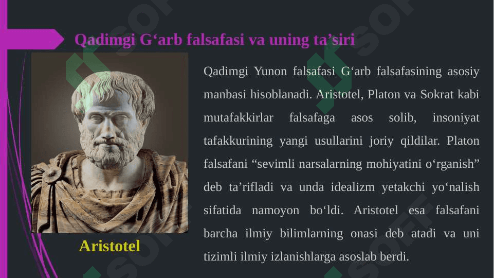 FALSAFANING MOHIYATIGA OID G‘ARB MUTAFAKKIRLARI TA’RIFLARINI O‘RGANISH 4