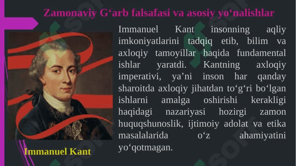 FALSAFANING MOHIYATIGA OID G‘ARB MUTAFAKKIRLARI TA’RIFLARINI O‘RGANISH 8