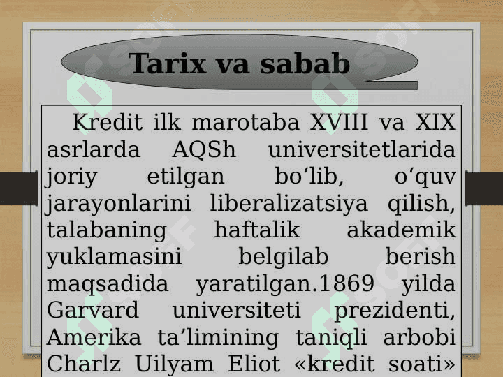 Kredit-modul tizimi haqida tushuncha 2