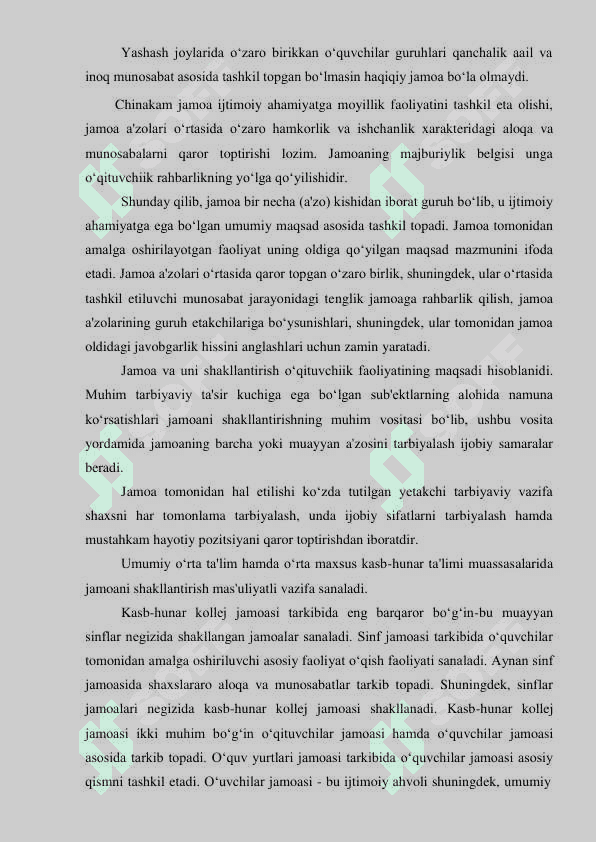 JAMOANI TASHKIL ETISH METODIKASI kurs ishi 8