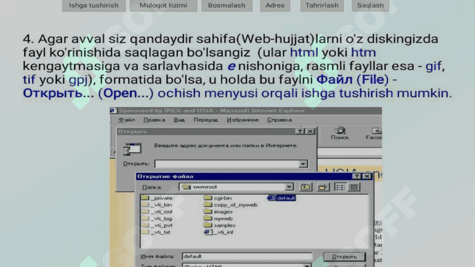 MS Internet Explorer dasturi imkoniyatlari 8