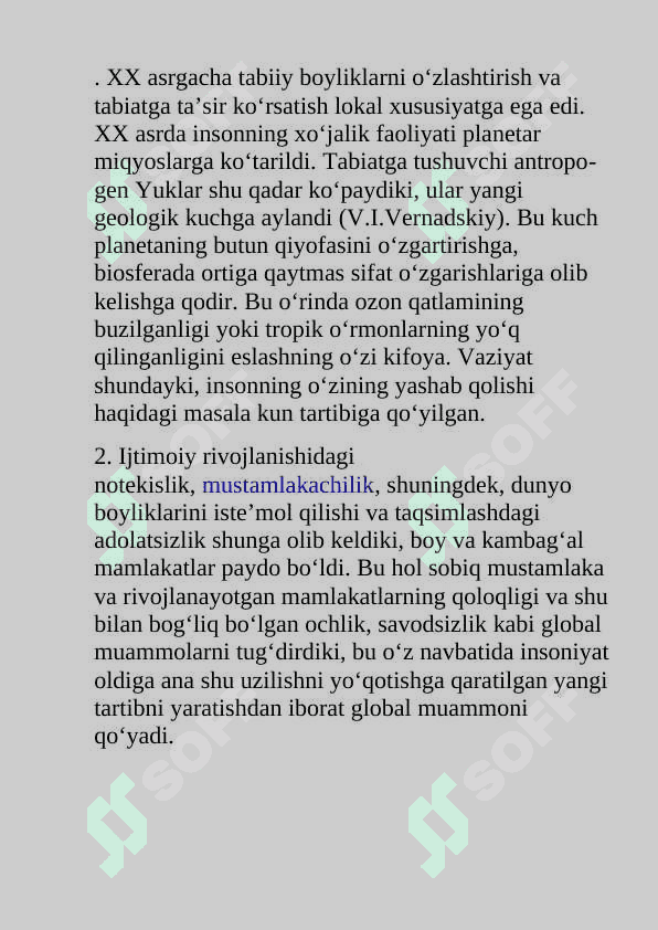 Global jarayonlar va barqaror taraqqiyot 4