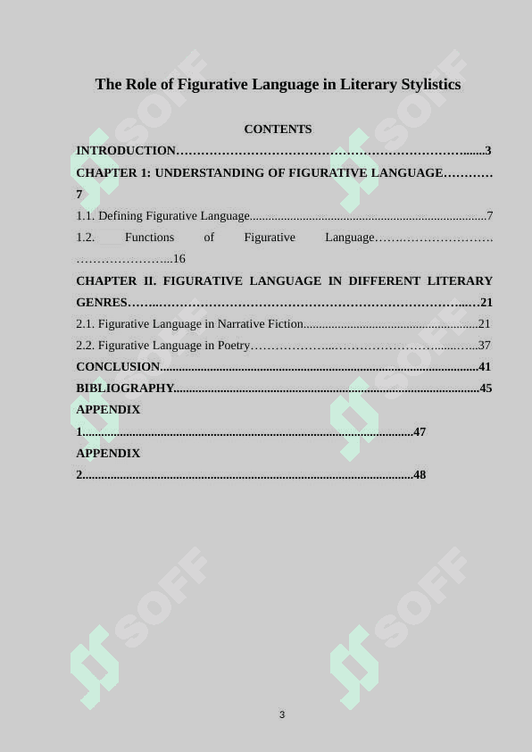 The Role of Figurative Language in Literary Stylistics 2