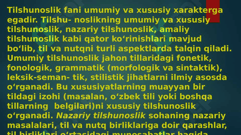 Tilshunoslik masalarini o'rganishda ichki integratsiya 3