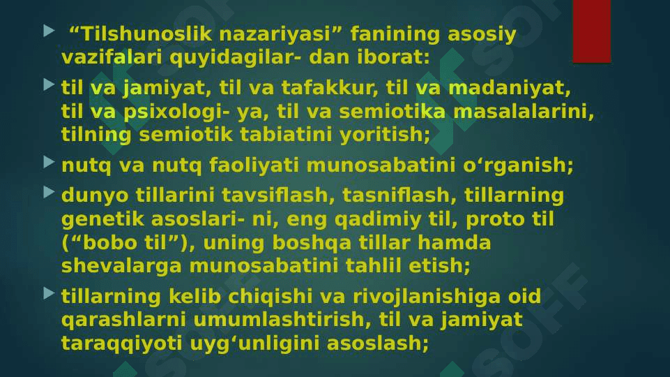 Tilshunoslik masalarini o'rganishda ichki integratsiya 5