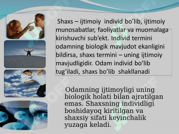 Shaxs psixikasi va inson psixixikasining subyektiv dunyosi 3