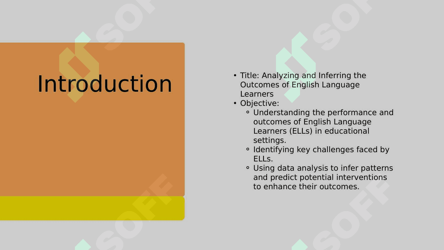 Analyzing and Inferring the Outcomes of English Language Learners (ELL) 2