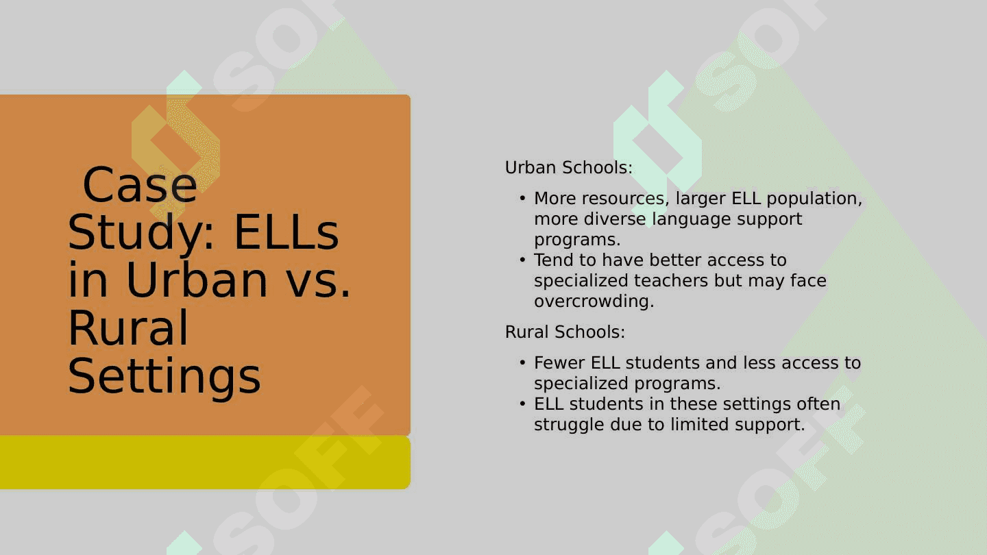 Analyzing and Inferring the Outcomes of English Language Learners (ELL) 8