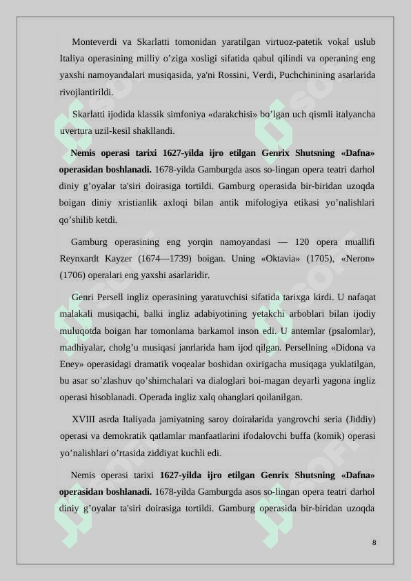 Sulaymon Lyudakovning “ Maysaraning ishi  “ operasi 8