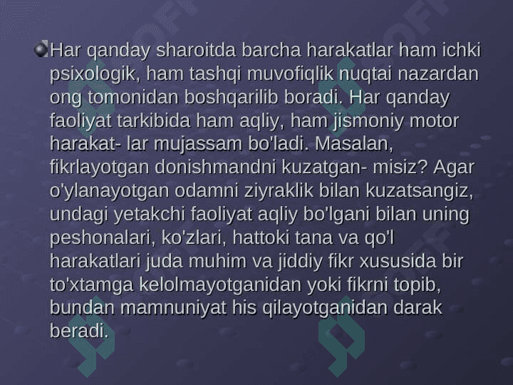 Faoliyat va uning turlari 6