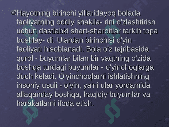 Faoliyat va uning turlari 8