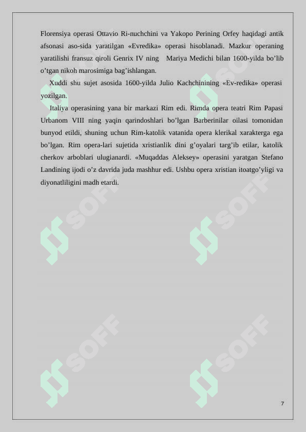 Operaning tarkibidagi asarlarning shakllari. Motsartning Figaroni to’yi operasidan misol 7
