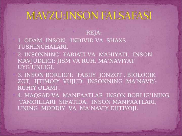 INSON FALSAFASI