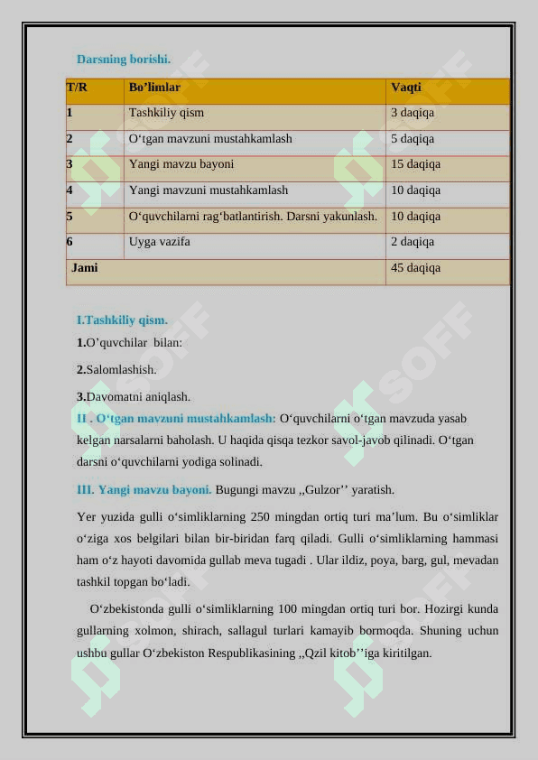 “Gulzor’’ yaratish 2