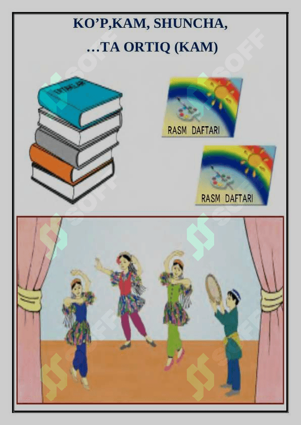 1-sinf Matematika 35talik tarqatma materiallar Boshlang'ich ta'lim 8
