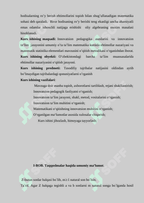 Birinchi darajali taqqoslmalar va ularni yechish usullari 6