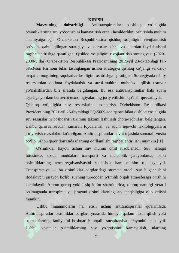 ANTITRANSPIRANTLAR VA ULARNING TA'SIR ETISH MEXANIZMLARI 2