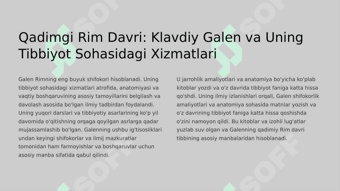 Qadimgi gretsiya va rimda jarrohlik usullari 7