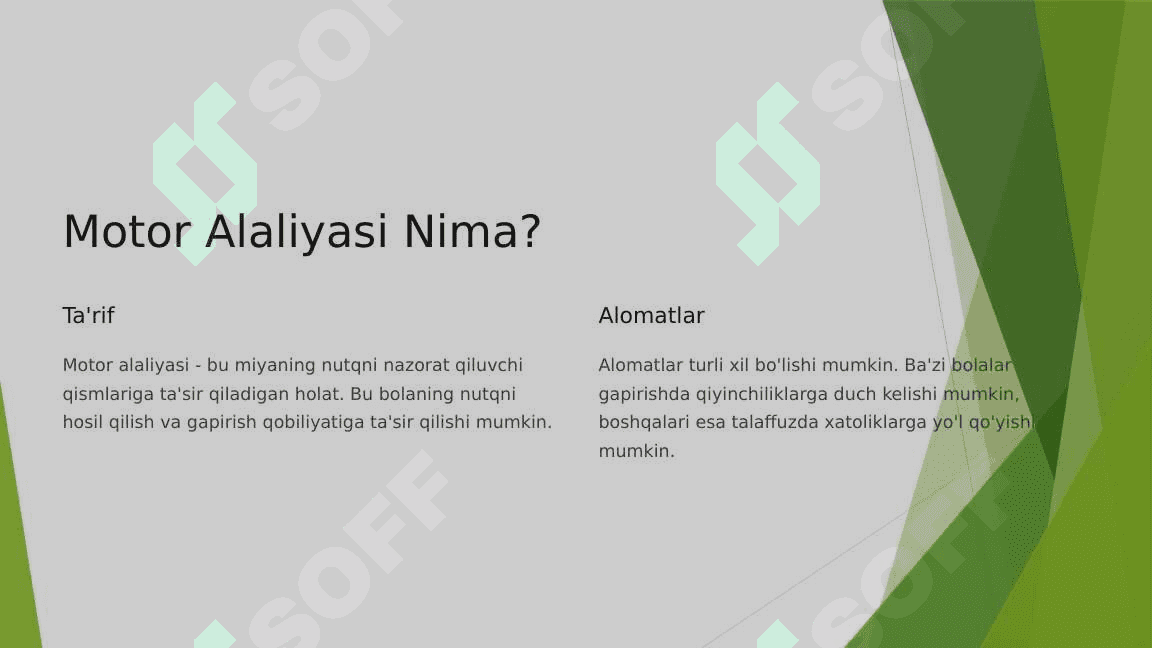 Motor Alaliyali Bolalarda Bog'langan Nutqni Shakllantirish 2