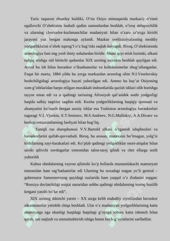XX asrning 60-80-yillarida O'zbekistonda tarix fani 2
