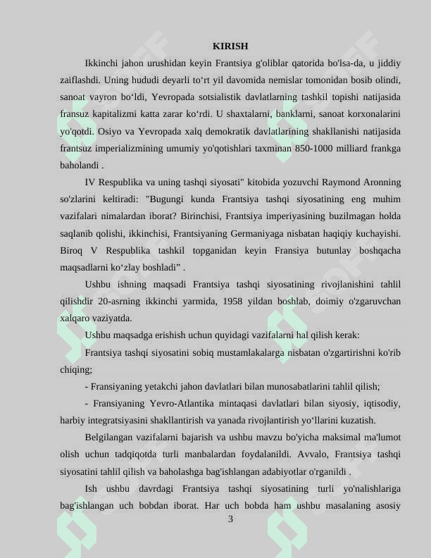 FRANSIYADA IV-RESPUBLIKANING TA’SIS ETILISHI (1946-1958) 3