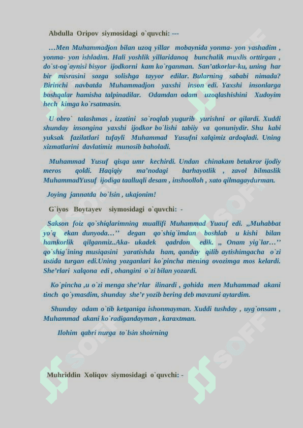 Ssenariy Qalblarda qo`shiq bo`lib yashagan shoir 8