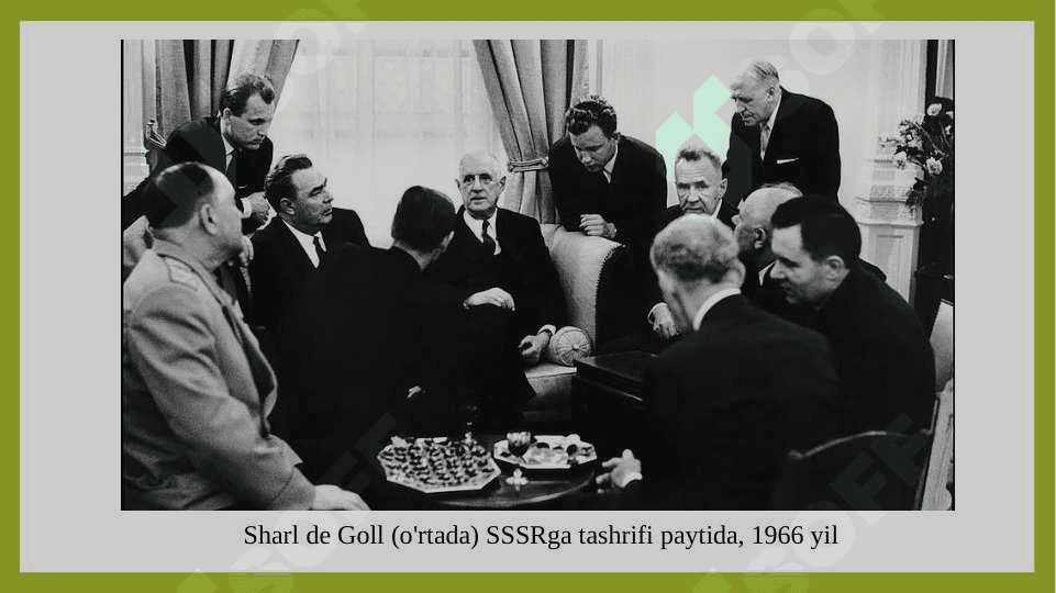 Sharl de Goll davridagi beshinchi respublika (1958-1969). Gallizmning mohiyati 8