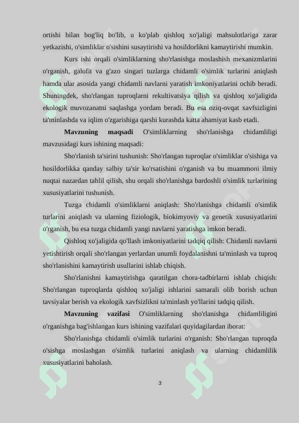 О‘SIMLIKLARNING SHО‘RLANISHGA CHIDAMLILIGI 3