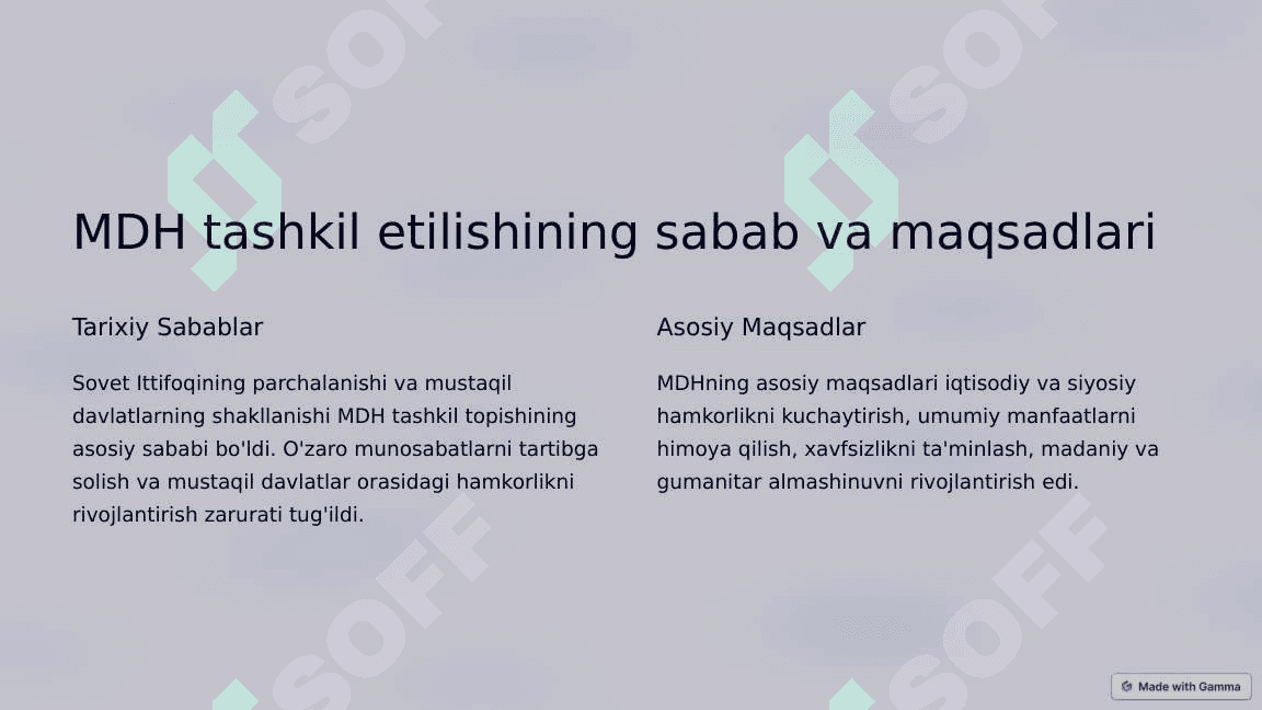 O'zbekistonning Mustaqil davlatlar bilan Hamdo’stligi 2