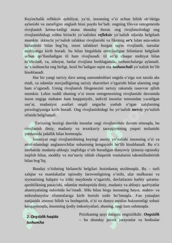 ONG TARAQQIYOTI VA ONGSIZLIK 5