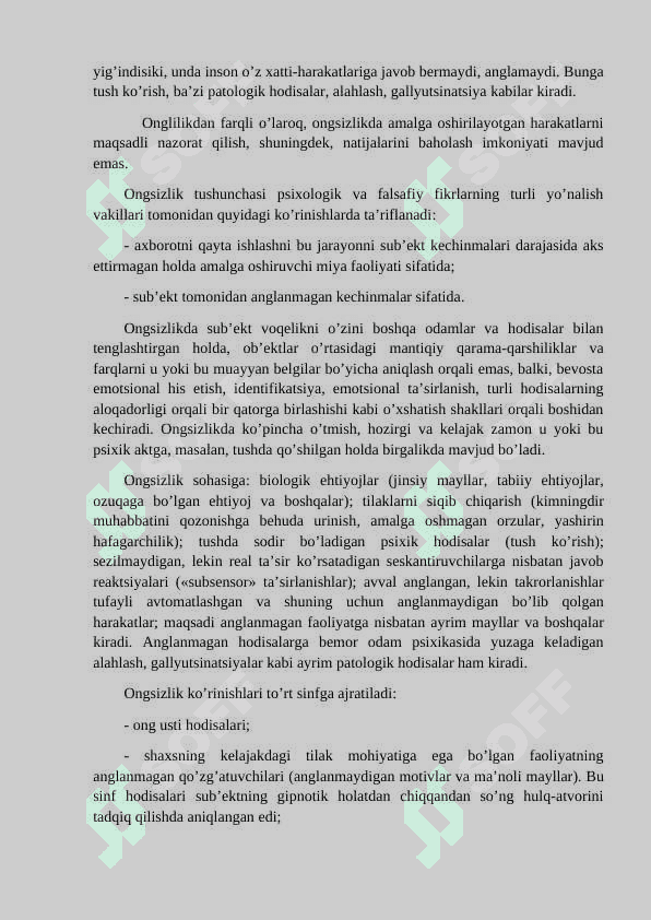 ONG TARAQQIYOTI VA ONGSIZLIK 6