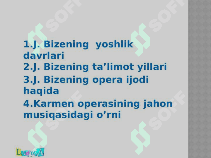 Jorj Bizening shuhrat sari safari 2