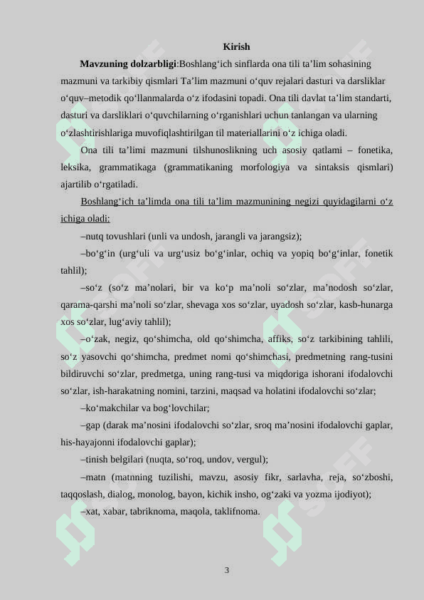 4-sinf ona tili va o’qish savodxonligi darslarida qo’shimcha mashqlardan foydalanish metodlari. 3